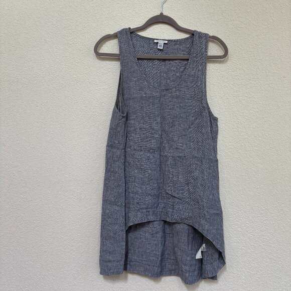 Saks Fifth Avenue 100% linen high low top - Medium - Picture 1 of 4